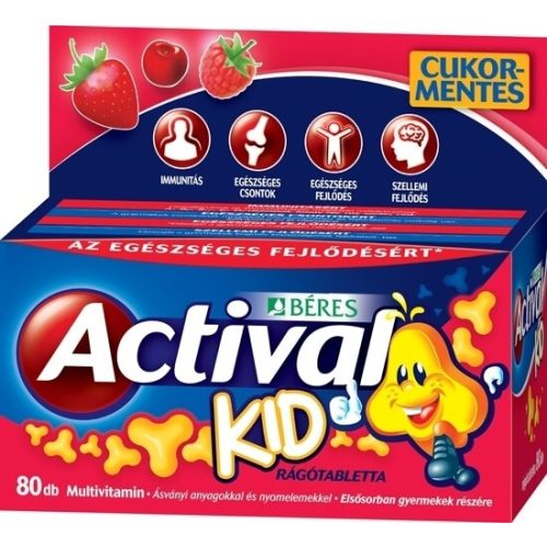 BERES ACTIVAL KID RAGOTABLETTA 80X