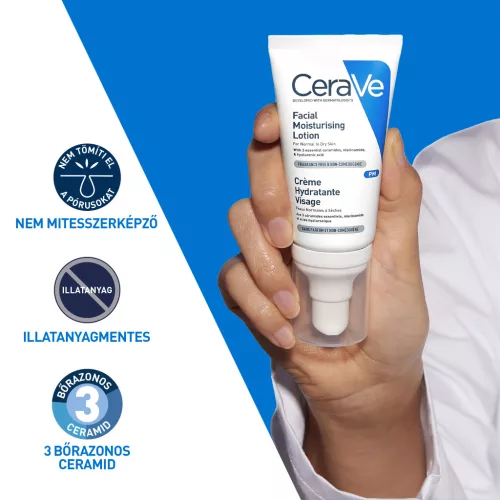 Cerave hidratáló nappali arckrém 52ml