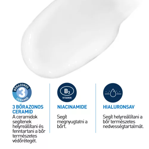 Cerave hidratáló nappali arckrém 52ml