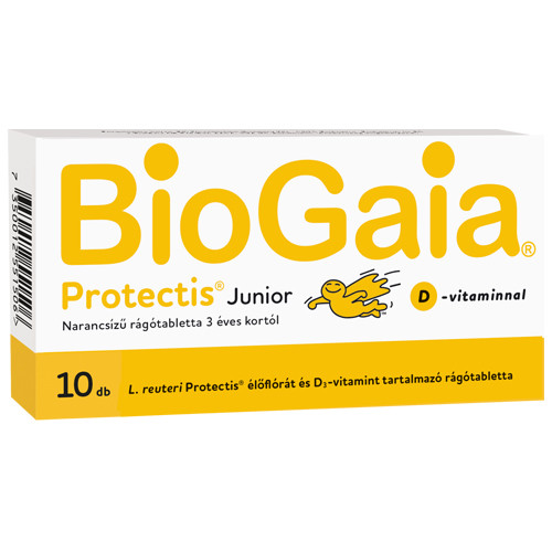 BIOGAIA JUNIOR+D3-VIT.ETRENDKIE.RAGOTABL.NAR 10X