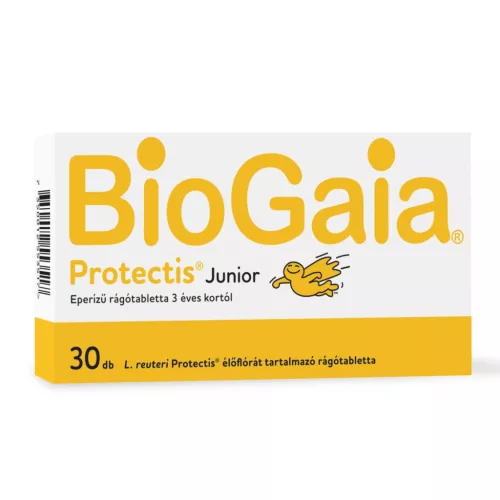 BioGaia Protectis Junior rágótabletta eper ízű 30x