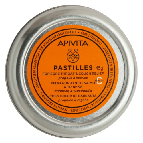Apivita Édesgyökér-ánizs ízű torokpasztilla 45g