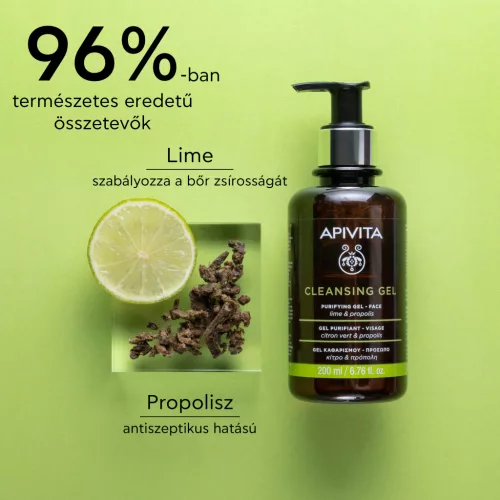 Apivita Arctisztító habzó gél zsíros/kombinált bőrre 200ml