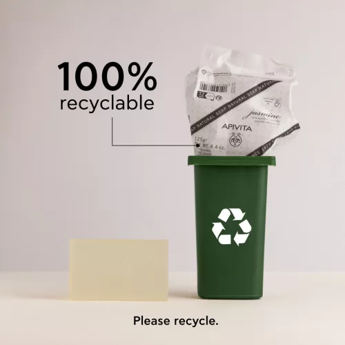 Apivita Natúr szappan jázminnal, minden bőrtípusra 125g