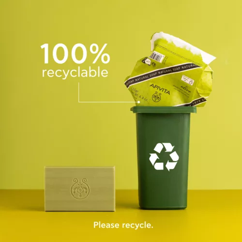 Apivita Natúr szappan olívával, minden bőrtípusra 125g