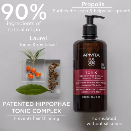 Apivita Sampon hajhullás ellen nőknek WOMEN'S TONIC 500ml