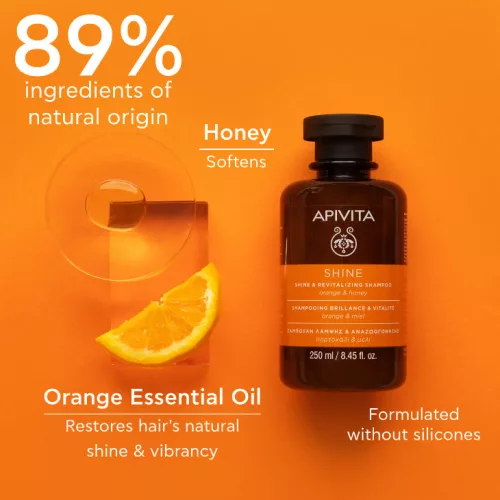 Apivita Sampon fényt ad és revitalizál 250ml