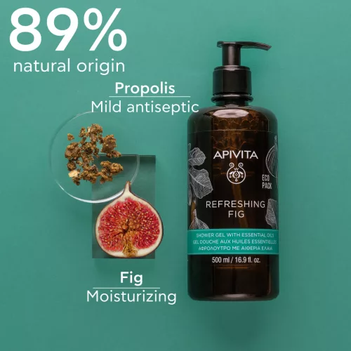 Apivita Tusfürdő frissítő fügével és illóolajokkal 500ml