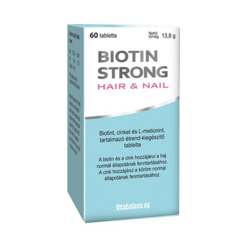 VITABALANS BIOTIN STRONG HAIR ET NAIL TABL. 60X