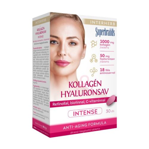 INTERHERB KOLL.HYALURONSAV INTENSE TABL. 30X