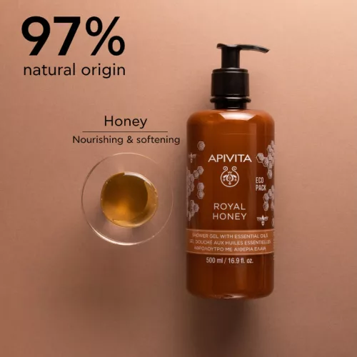 Apivita Tusfürdő száraz bőrre Royal Honey 500ml