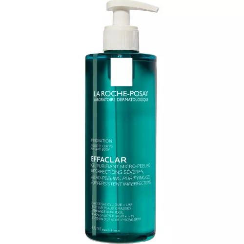 La Roche Posay Effaclar mikro hámlasztó, tisztító gél 400ml