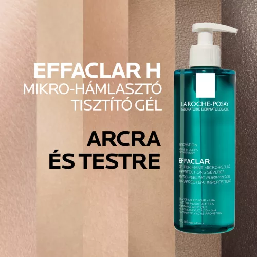 La Roche Posay Effaclar mikro hámlasztó, tisztító gél 400ml