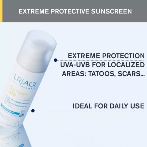 Uriage Bariésun 100 extra erős fényvédő fluid 50ml