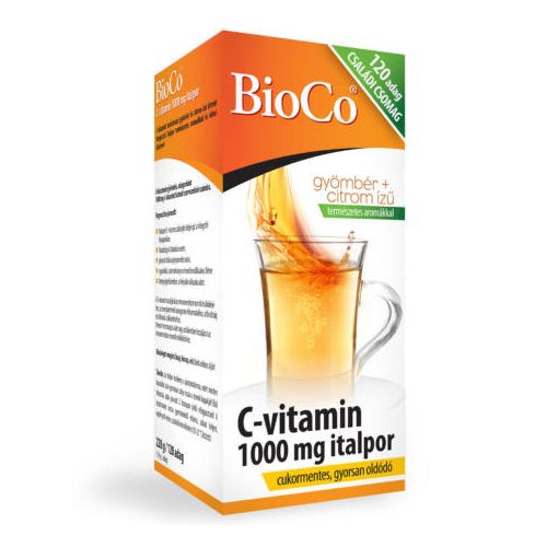 BIOCO C-VITAMIN 1000MG ITALPOR 120X1,9G