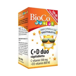 BioCo Junior C+D duo rágótabletta 100x