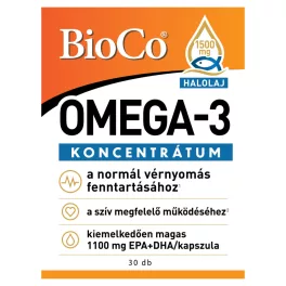 BioCo Omega-3 koncentrátum kapszula 30x