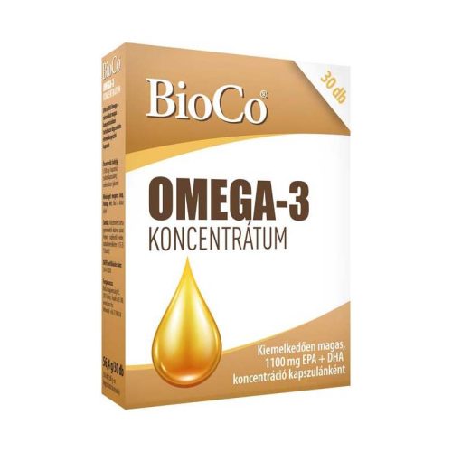 BIOCO OMEGA-3 KONCENTRATUM KAPSZULA 30X