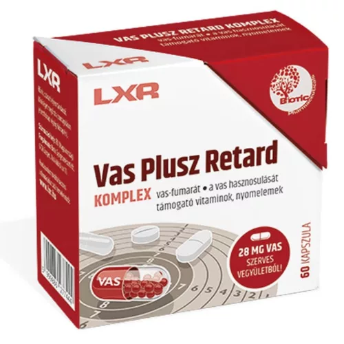 LXR Vas+ Folát Retard Komplex 60x