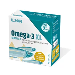 LXR Omega-3 XL Komplex kapszula 45x