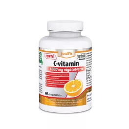   JutaVit C-vitamin 1000 mg Forte + D3 + csipkebogyó rágótabletta narancs ízű 60x