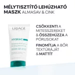 Uriage Hyséac mélytisztító pórusösszehuzó maszk zsíros bőrre 50ml