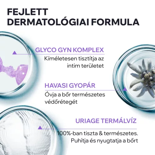 Uriage GYN-PHY intim mosakodó gél 500ml