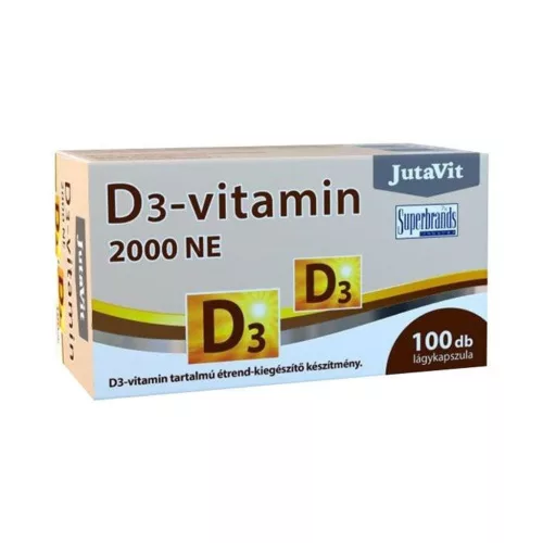 JutaVit D3-vitamin 2000NE kapszula 100x