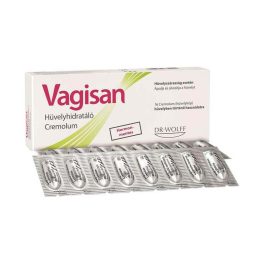 Vagisan hüvelyhidratáló Cremolum hüvelykúp 16x