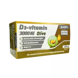 JutaVit Oliva D3-vitamin 3000NE lágyzselatin kapszula 100x