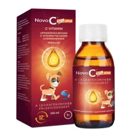   Novo C Kids C-vitamin liposzómás folyadék málna ízben 120ml