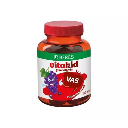 Béres VitaKid Vas gumivitamin cukormentes 30x