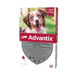   A.U.V. Advantix Spot on 10-25 kg közötti kutyáknak 1x2,5ml