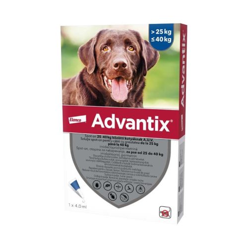 Advantix Spot on 25-40 kg közötti kutyáknak 1x4ml