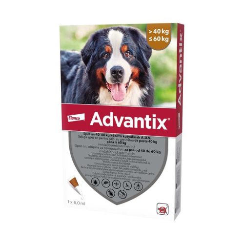 A.U.V. Advantix Spot on 40-60 kg közötti kutyáknak 1x0,6ml