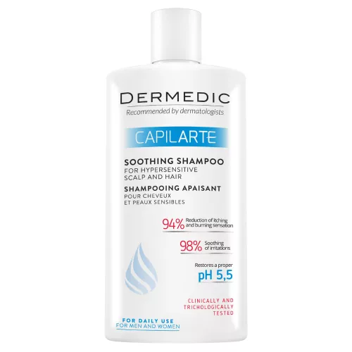 Dermedic Capilarte Fejbőr nyugtató sampon érzékeny, irritált fejbőrre 300ml