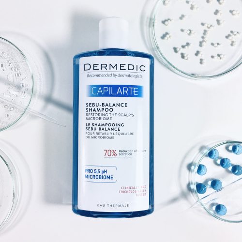 Dermedic Capilarte Sebu-Balance sampon zsíros, szeborrheás fejbőrre 300ml