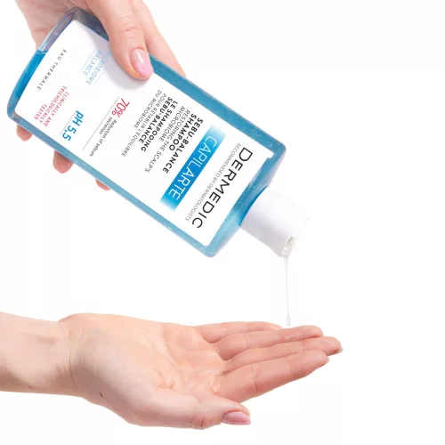 Dermedic Capilarte Sebu-Balance sampon zsíros, szeborrheás fejbőrre 300ml
