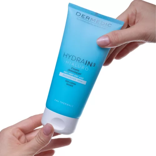 Dermedic Hydrain Krémes arctisztító gél 200ml