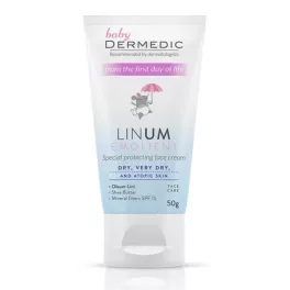   Dermedic Linum Emolient Baby Speciális védőkrém arcbőrre 50ml