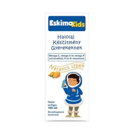 Eskimo Kids halolaj narancs ízben 105ml
