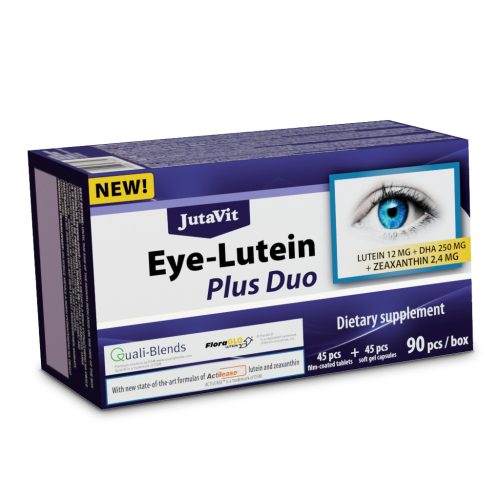 JUTAVIT EYE LUTEIN PLUS DUO KAPSZ+FILMTBL. 45+45