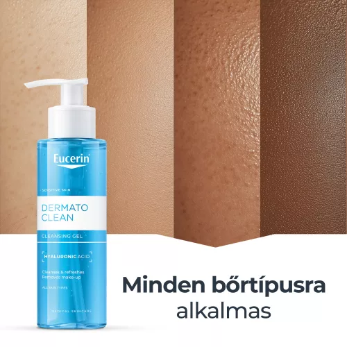 Eucerin DermatoCLEAN [HYALURON] mélytisztító, habzó arclemosó zselé 200ml