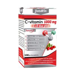   JutaVit C-vitamin 1000mg C+D DUO Plus retard filmtabletta 100x