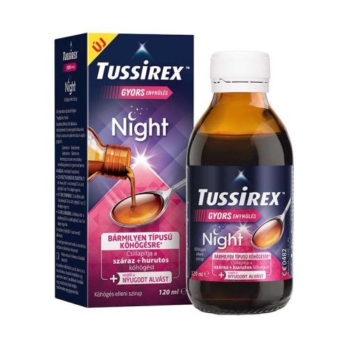 Tussirex Night köhögés elleni szirup 120ml