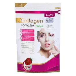 JutaVit Collagen + Hialuron Komplex italpor eper 400g