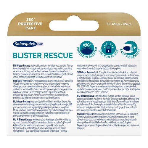 Salvequick Med vízhólyagtapasz 5x