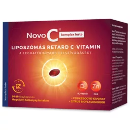   Novo C Komplex Forte liposzómás retard C vitamin+ D3+cink kapszula 60x