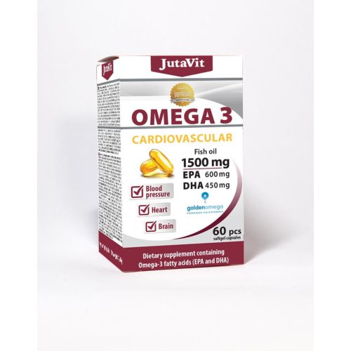 JUTAVIT CARDIOVASC OMEGA-3 ETRENDKIEG.KAPSZ. 60X