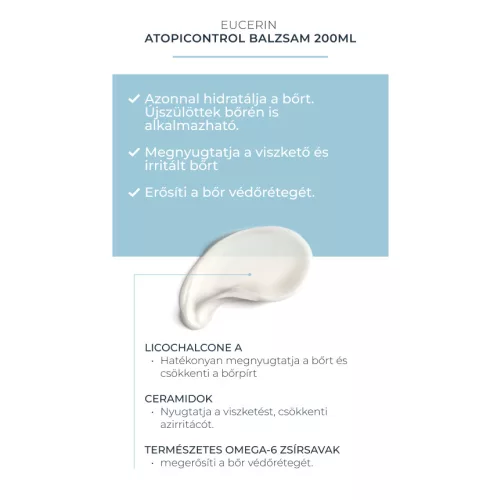 Eucerin AtopiControl Balzsam 200ml